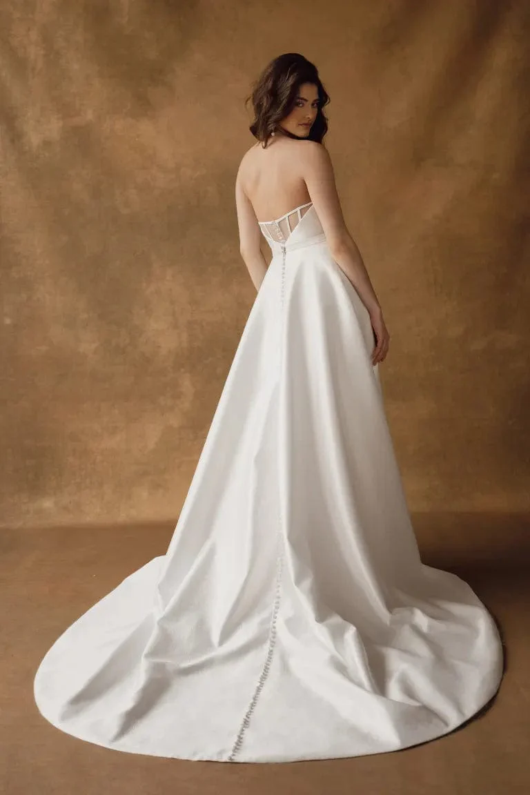 Jenny Yoo Dovima 22330B + Overskirt - Size 10 - Image 3