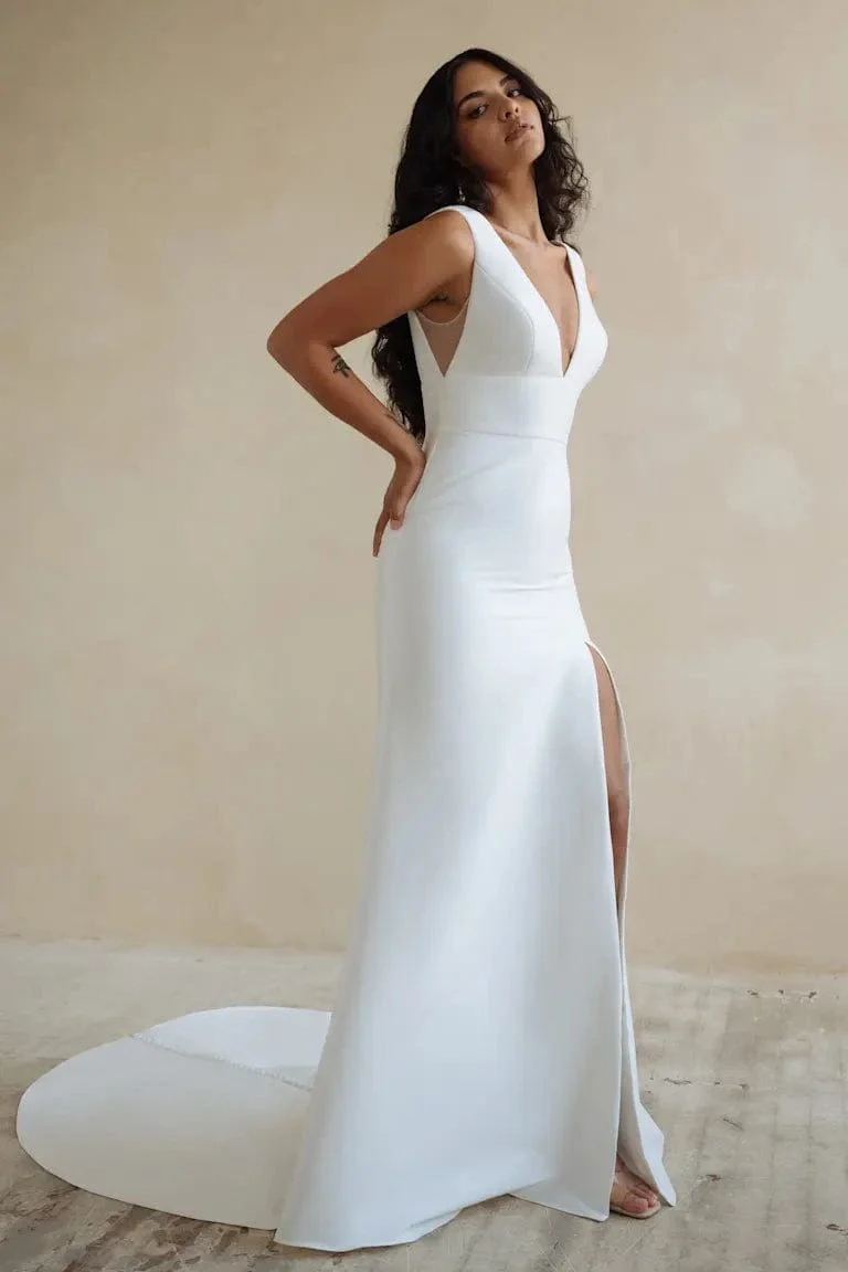 Jenny Yoo Ilana With Slit - Size 12 - Image 3
