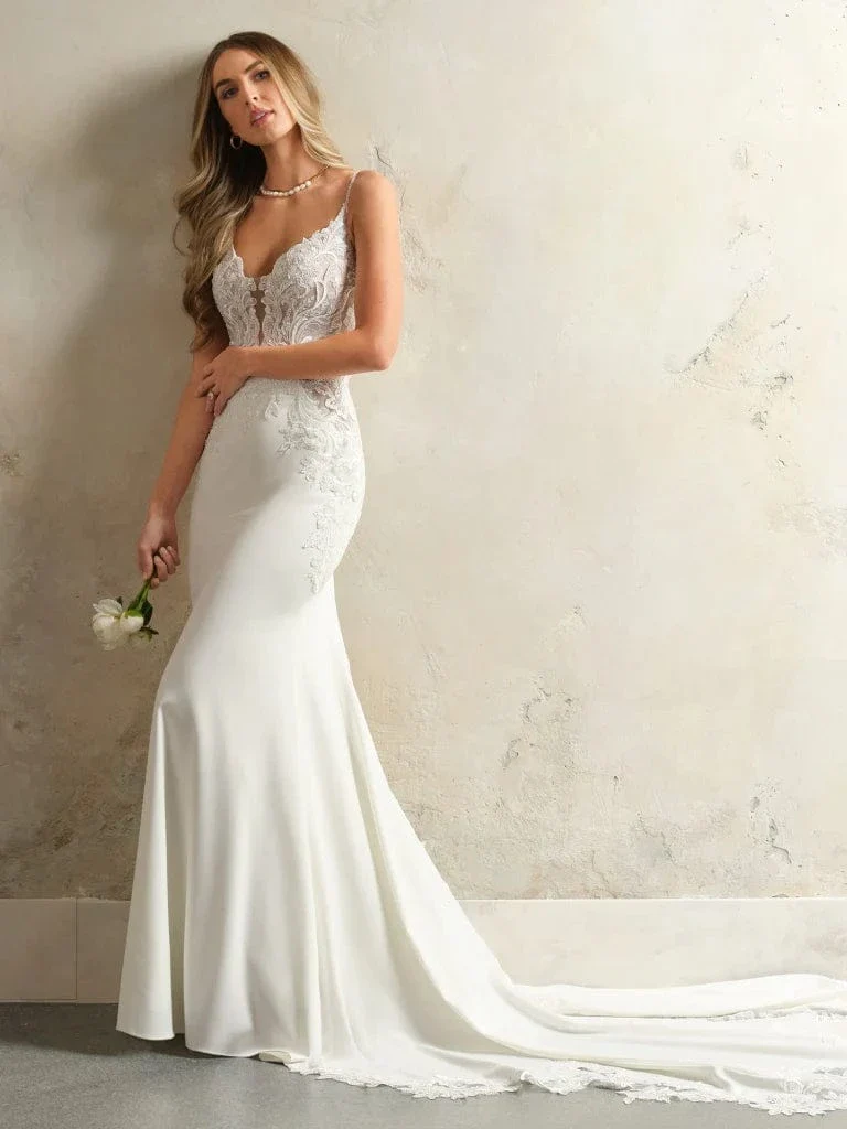 Maggie Sottero Anastasia [Long Sleeves] - Size 14 - Image 3