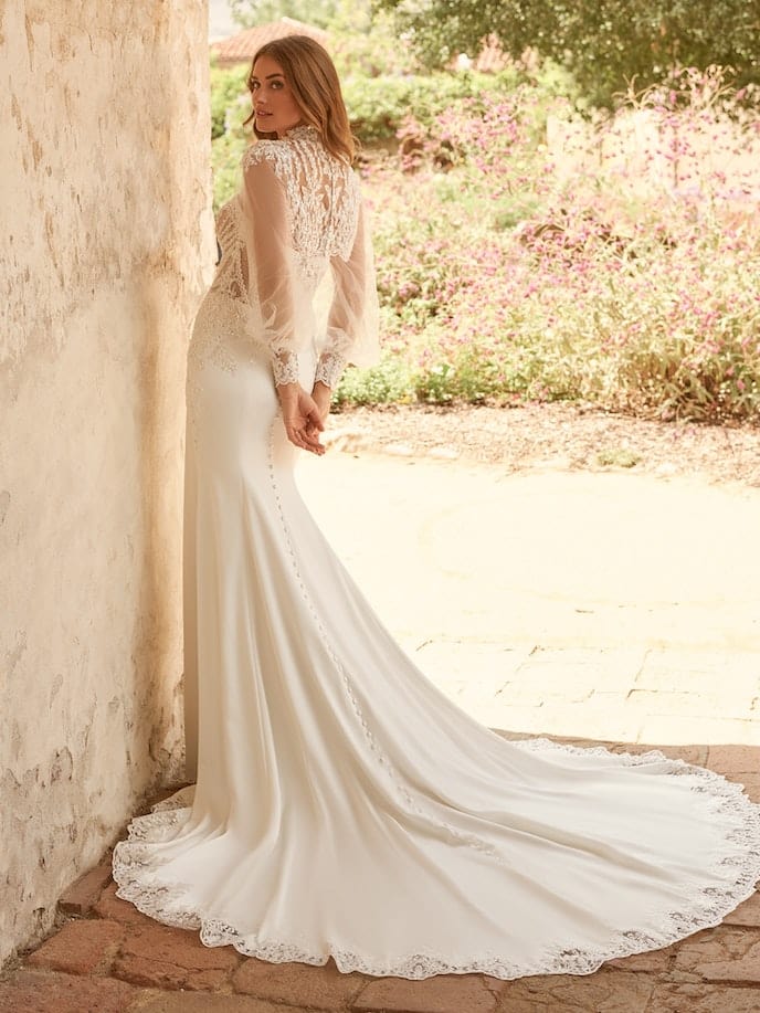 Maggie Sottero Yates + Jacket - Size 18 - Image 2