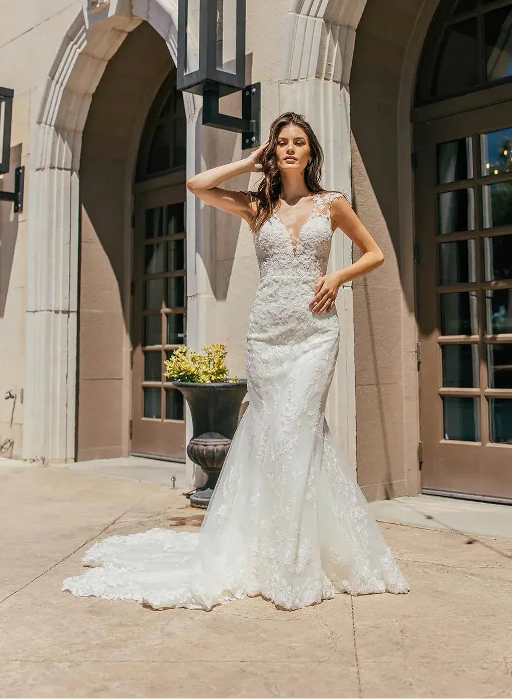 Martina Liana 1463 + Overskirt - Size 12 - Image 3