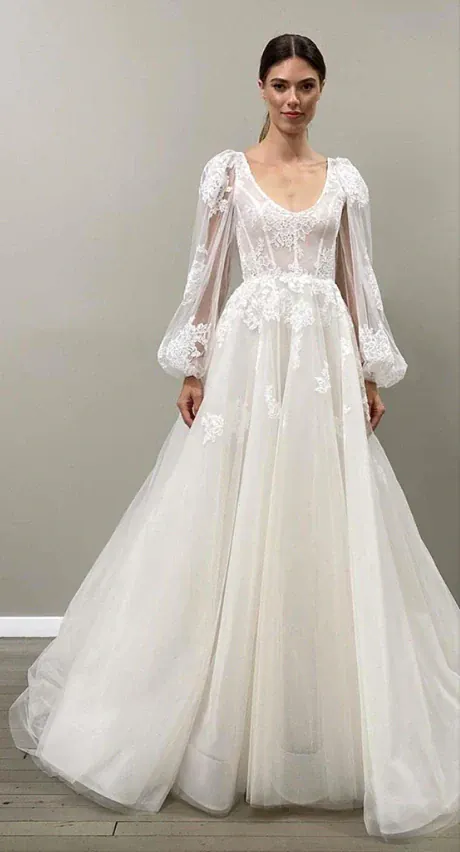 Monique Lhuillier Valentina - Size 12 - Image 2