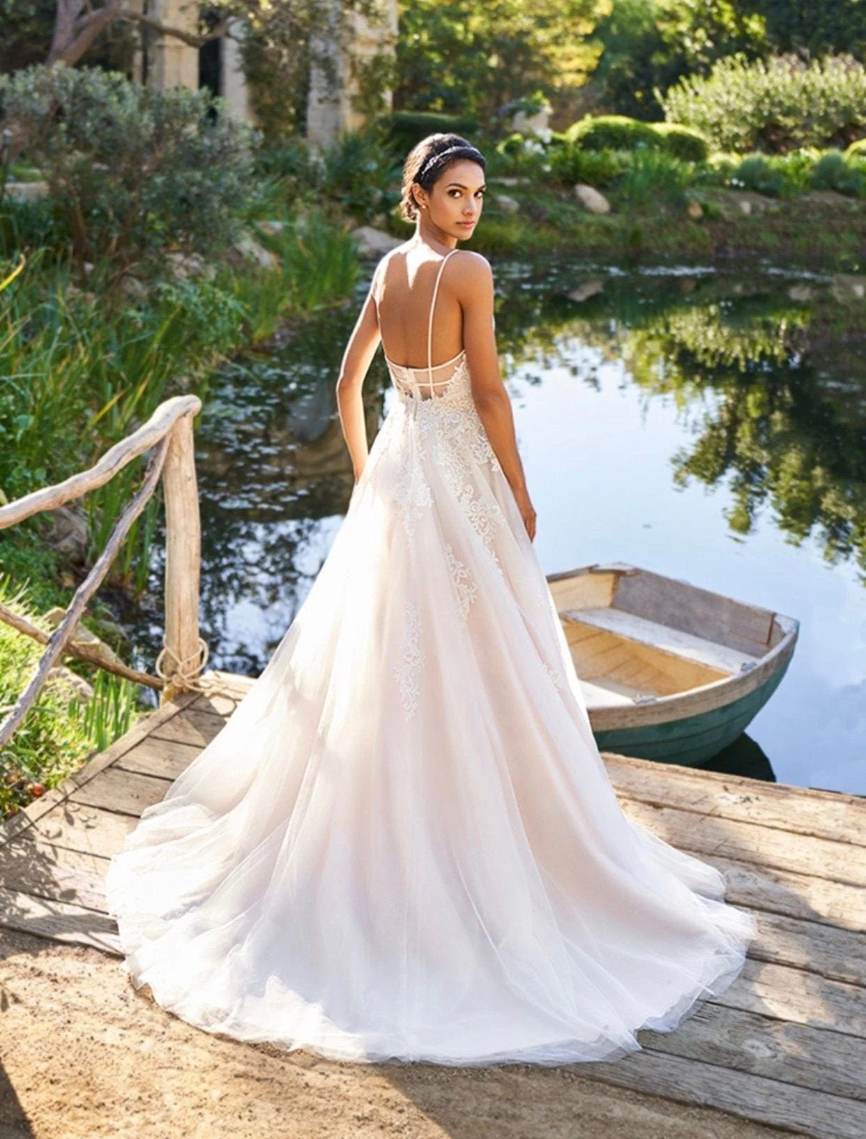 Moonlight Bridal J6571 - Size 10 - Image 2