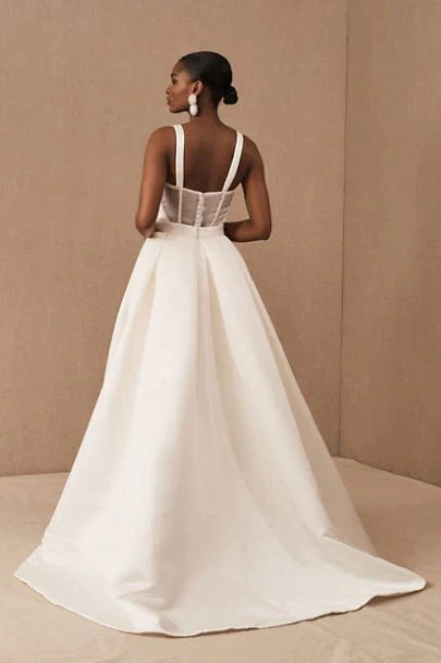 Nouvelle Amsale Olympia + Overskirt - Size 10 - Image 4