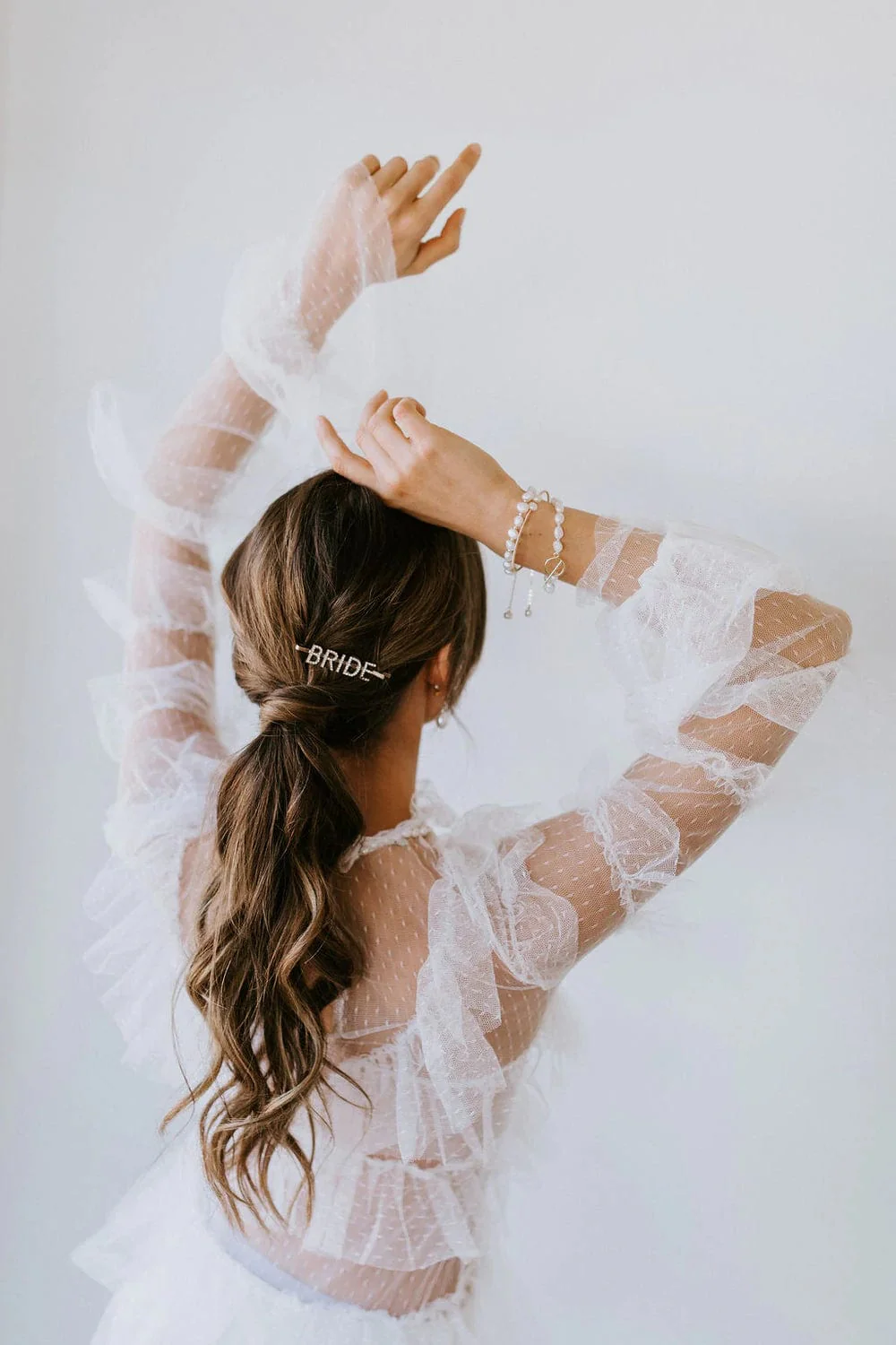 Untamed Petals 'Bride' Crystal Bobby - Image 3
