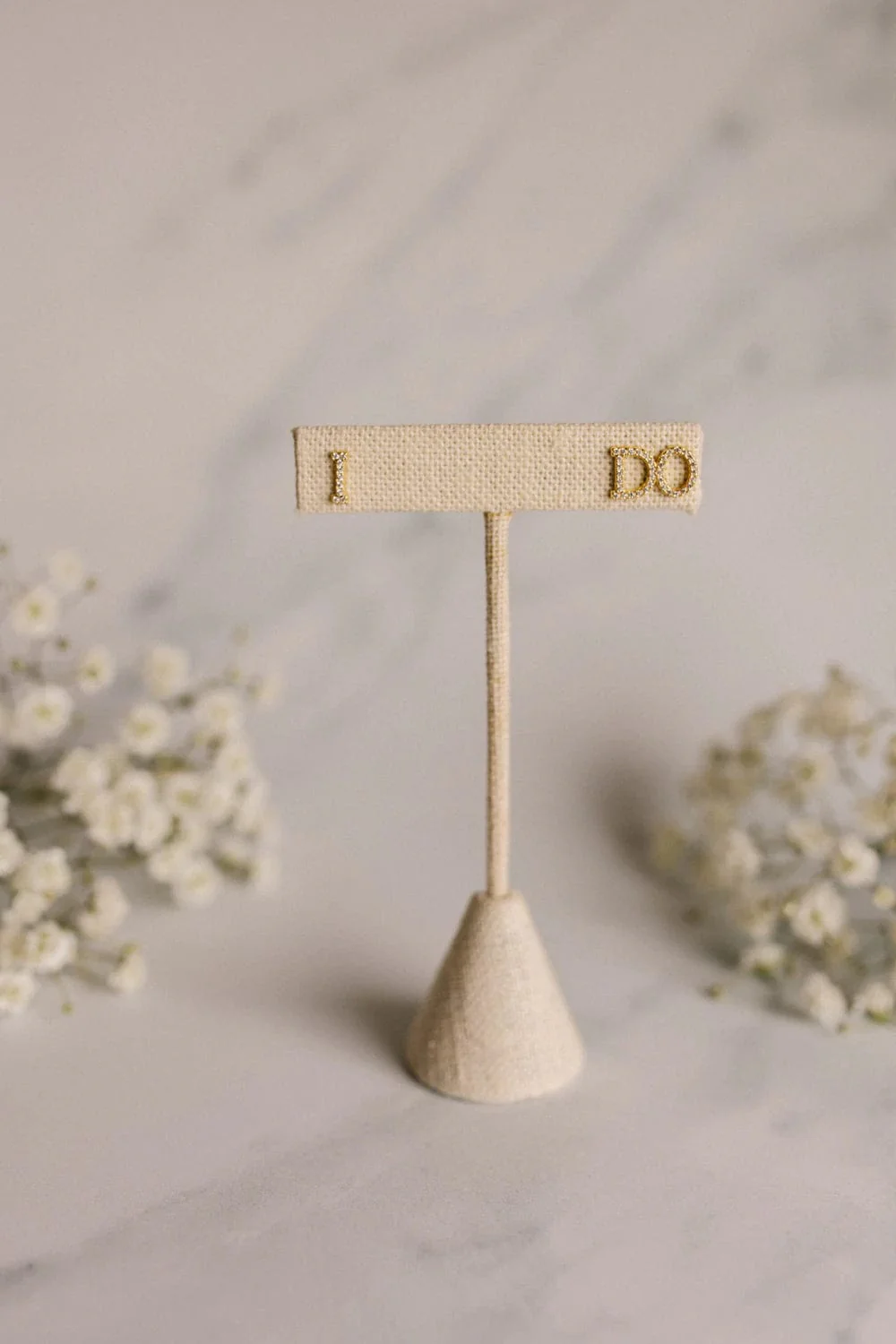 Untamed Petals 'I Do' Stud Earrings - Image 5