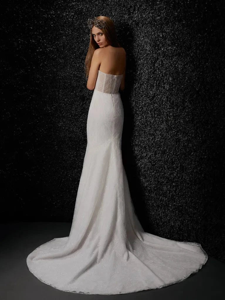 Vera Wang Bride Lise + Overskirt - Size 10 - Image 4